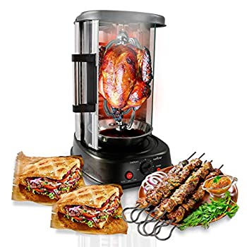 NutriChef PKRTVG34ローテーションケボブクッカー垂直ローゼリーオーブン