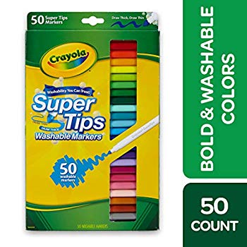 【状態　非常に良い】クレヨラ お絵かき 水でおとせる カラーリングマーカー 50色 Super Tips Wa当店では初期不良に限り、商品到着から7日間は返品を 受付けております。品切れの場合は2週間程度でお届け致します。ご注文からお届けまで1、ご注文⇒24時間受け付けております。2、注文確認⇒当店から注文確認メールを送信します。3、在庫確認⇒中古品は受注後に、再メンテナンス、梱包しますので　お届けまで3日〜10日程度とお考え下さい。4、入金確認⇒前払い決済をご選択の場合、ご入金確認後、配送手配を致します。5、出荷⇒配送準備が整い次第、出荷致します。配送業者、追跡番号等の詳細をメール送信致します。6、到着⇒出荷後、1〜3日後に商品が到着します。当店はリサイクル専門店につき一般のお客様から買取しました中古扱い品です。ご来店ありがとうございます。