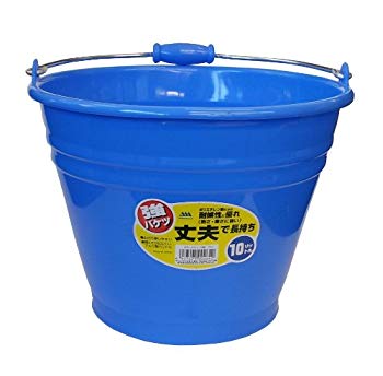 【中古】【非常に良い】ヒマラヤ化学工業所 バケツ マルチ 商品サイズ(約):Φ312XH234mm容量:10L カラーバケツ 10型 BL HR02642 i8my1cf