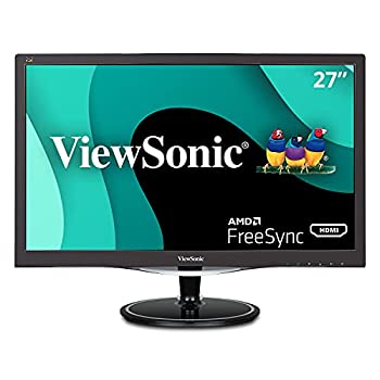 【中古】【非常に良い】ViewSonic ゲーミングモニター 27インチフルHDディスプレイ(1ms/AMD FreeSync?/DisplayPort/HDMI/3年保証)VX2757-mhd [並行輸入品]