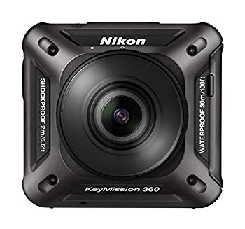 【中古】【非常に良い】Nikon 防水アクションカメラ KeyMission 360 BK ブラック 2...