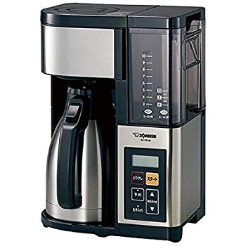 【中古】【非常に良い】象印 コーヒーメーカー 大容量 ステンレスブラック EC-YS100-XB n5ksbvb