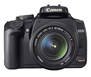 Canon デジタル一眼レフカメラ EOS Kiss デジタル X ダブルズームキット ブラック KISSDXB-WKIT bme6fzu