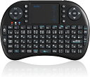 【楽天ランキング1位獲得】Ewin ミニ キーボード Bluetooth 5.0 タッチパッド搭載 マウスセット ポータブル 超小型 ワイヤレス キーボード 日...