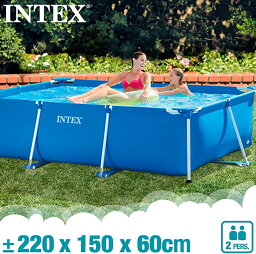 INTEX(インテックス) レクタングラフレームプール 300×200×75cm 28272