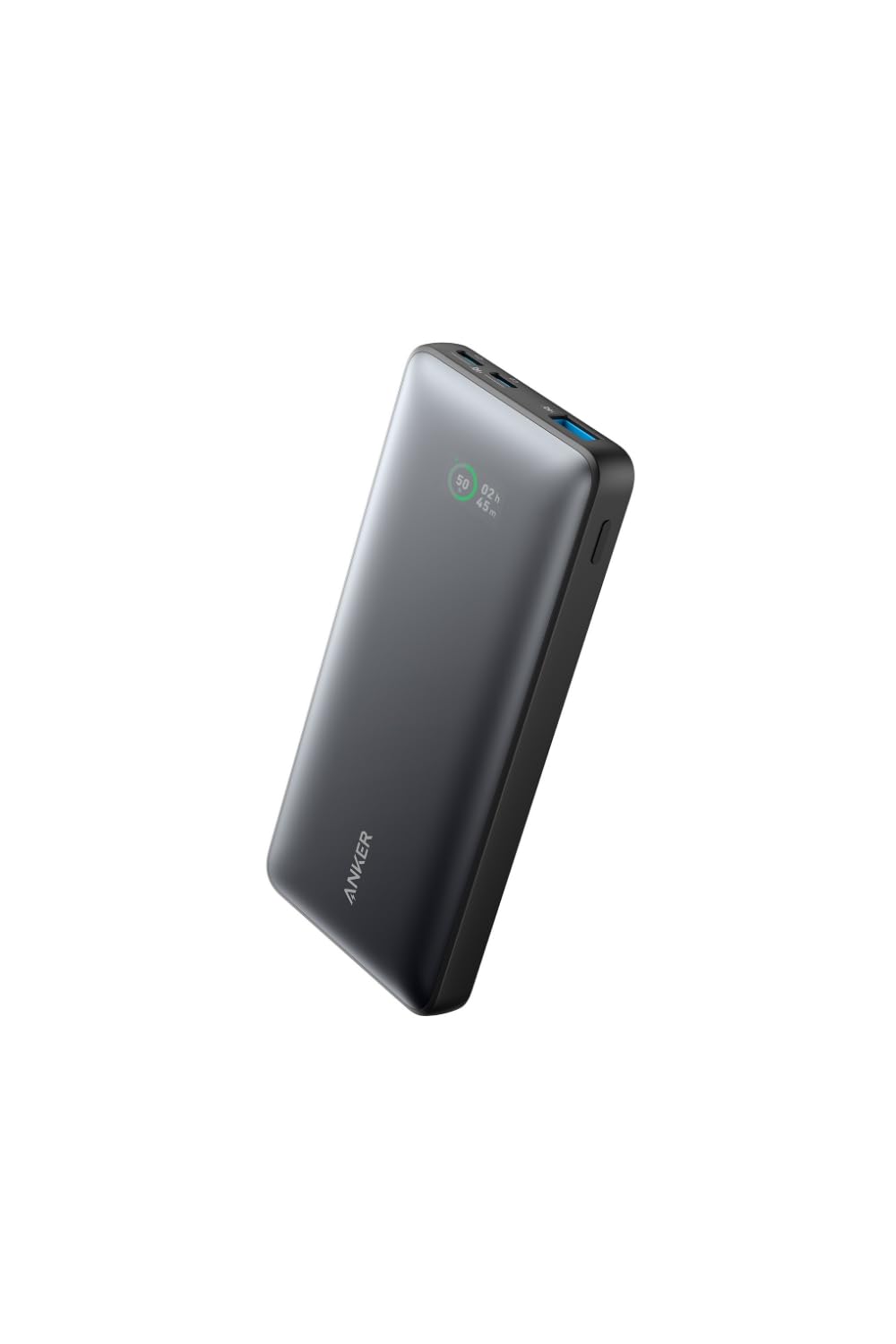 Anker Power Bank (10000mAh, 25W, 3 Port) (モバイルバッテリー 10000mAh 25W出力 大容量 LEDディスプレイ搭載) 【USB Power Delivery/PowerIQ搭載/PPS規格対応/PSE技術基準適合】iPhone 15 Android MacBook その他各種機器対応 (ブラック)