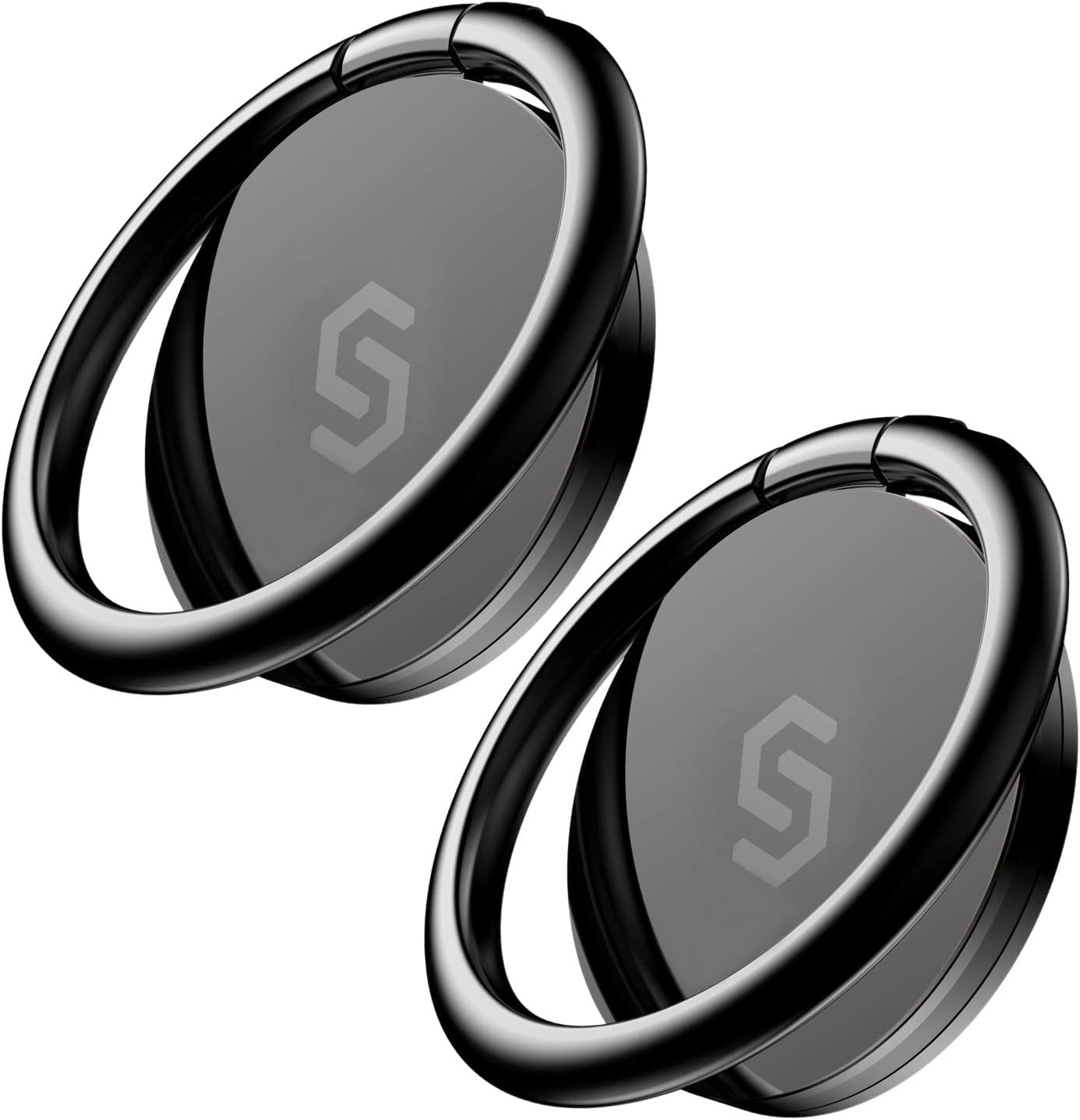 【2個入り】Syncwire スマホリング 携帯リング 薄型 360°回転 落下防止 指輪型 スタンド機能 iPhone リング ホールドリング フィンガー..