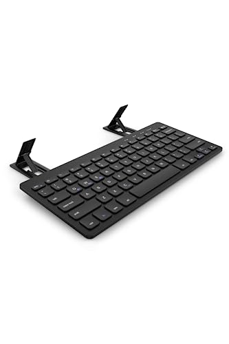 Anker Compact Wireless Keyboard CXL[{[h ܂肽݃X^ht 3䓯yAO iOS/Android/Mac/WindowsΉ/ԉғ e[N [g ݑΖ (ubN)