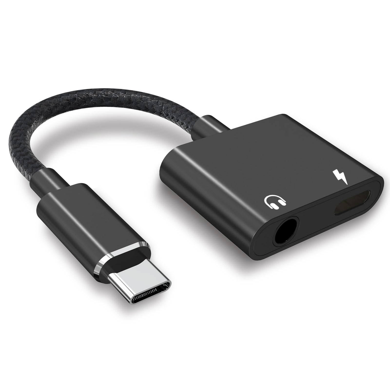 USB Type-C to 3.5 mm【MFi認証品】USB-C to Auxオーディオドングルケーブル 変換アダプター 3.5mm 2in1 急速充電 同時 通話 リモコン 音楽 二股ケーブル 純正チップgalaxy/Xperia/Google pixel/iPad/iPad Pro/Android/Type Cなど機器に適用 タイプC イヤホン変換ケーブ