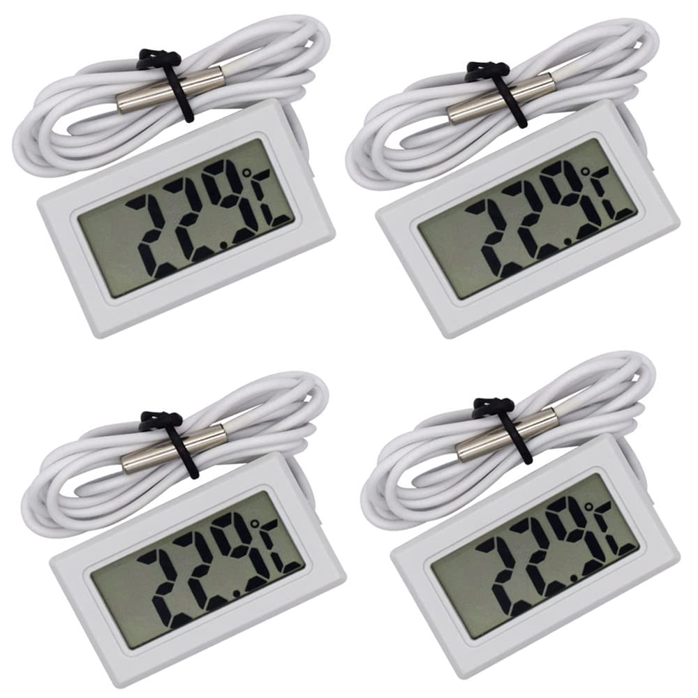 【送料無料】LAXIR デジタル温度計 温度計 冷蔵庫冷凍庫 温度計 水温計 タンク -50度~110度 温度モニターLCD 温度計 プローブ温度計 最高最低温...