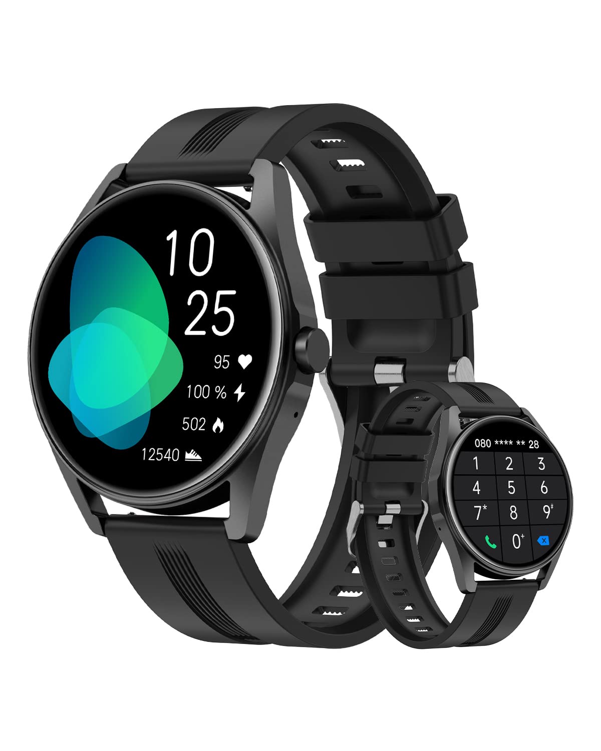 HUAKUA ޡȥå iPhone ɥб òĴ ȯò SOSõǽդ Smart Watch 1.38 ݷ ӻ  忮 ̲ ŷͽ 񥫥꡼ IP68ɿ ĹХåƥ꡼ Ĺ ޡõܸ ŬǧںѤ