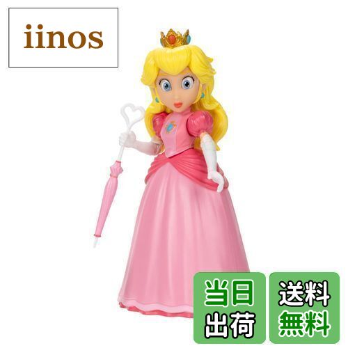 【送料無料】三英貿易 ザ・スーパーマリオブラザーズ・ムービー アクションフィギュア ピーチ W7.5×D7.5×H14.5cm 雑貨 TSM-03