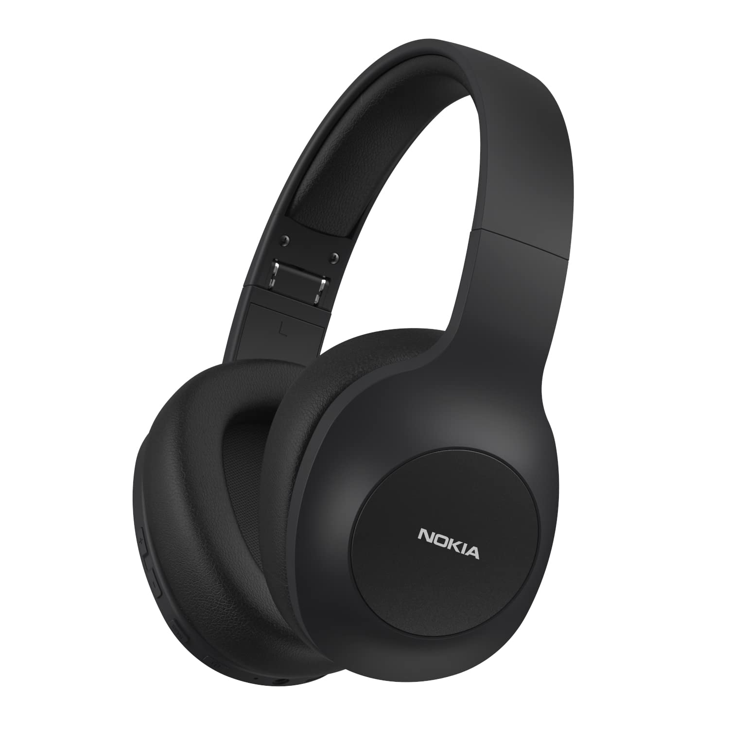 ノキア(Nokia) 【ワイヤレス ヘッドホン Bluetooth 5.0】 ヘッドセット/内蔵マイク付き/無線 3.5mm AUX有線両用/最大40時間連続再生/折り畳み可能/E1200