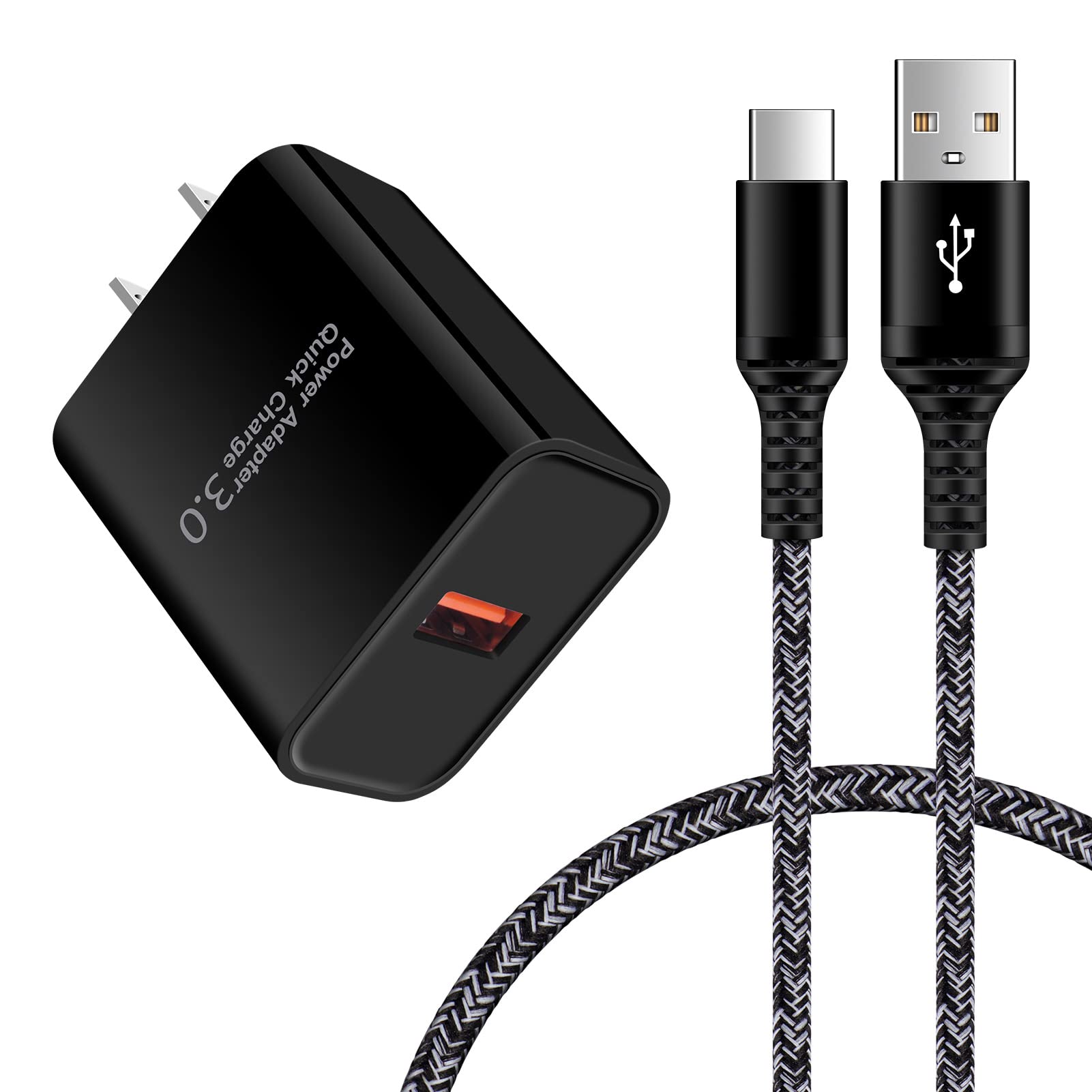 ®Ŵ type-c AndroidŴ qc3.0Ŵ 18W/3A ޥ۽Ŵ USB-C֥ 0.91m/1 QC3.0ץ ɥ ӵ®Ŵ acץ CŸ USB󥻥 Ÿץ Aquos zero6 R6 sense6,Galaxy F52,Note 20 20Ultra 10 9,S22 S2