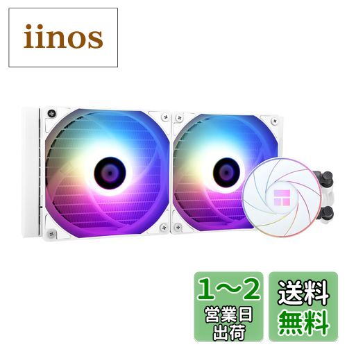 Thermalright AQUA ELITE 240 WHITE ARGB CPU䥯顼CPU󥵥240120mm PW...