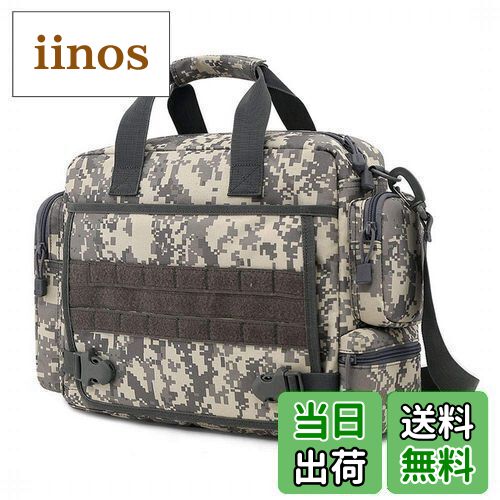 【送料無料】[PHOENIX IKKI] 豊富なポケット 大容量 A4サイズ対応 14インチノートパソコン対応 迷彩柄 ..