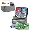 Luxja 裁縫バッグ ソーイングバッグ 【※バッグのみ】 裁縫道具 収納 携帯用 大容量 多いポケット グレー