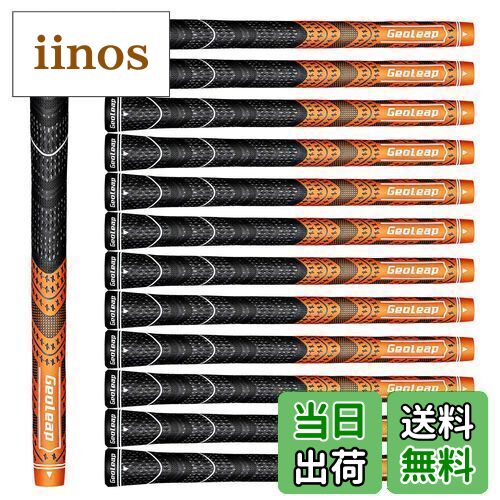 【送料無料】Geoleap 13本 コードゴムゴルフグリップセット、ハイブリッドゴルフクラブグリップ、スタ..
