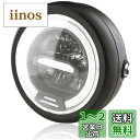 【送料無料】Meliore 汎用 LED ヘッドライト イカリング デイライト ポジション モンキー ゴリラ ダックス エストレヤ TW200 TW225 FTR223 250TR カフェ 仕様 ホワイト