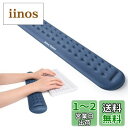 UnivoColors キーボードリストレスト ストレス解放 マッサージホール付き 手首置き 疲労低減 柔らかい素材 通気性 あり 肌に刺激なし 人間工学デザイン(ネイビー)(2)