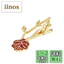 Yoursfs ネクタイピン おしゃれ ローズ 薔薇 ネクタイ ピン メンズ レディース ブランド タイピン 花 アクセサリー クリスマス プレゼント (赤-薔...
