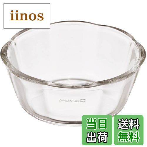 【送料無料】HARIO(ハリオ) 日本製 耐熱ガラス製 スイーツボウル 300ml BUONO kitchen SWB-30-BK クリア
