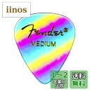 Fender ピック 351 SHAPE GRAPHIC PICKS MEDIUM, RAINBOW(12PACK) 1980351102