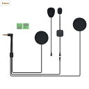 FODSPORTS バイク インカム用 V6 Plusインカム専用イヤホン 4極&3.5mmジャック 注文前に機種確認必要 OMTP規格 ヘッドセット インター...