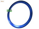 BRIGHTZ Cクラスステーションワゴン W204 アルミステアリングリング 青 【 INT−ETC−009 】 W 204 ステーシ...