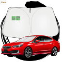 ruiya 新型 スバル インプレッサg4 GK 専用 サンシェード フロントガラス用 パラソル 車用サンシェード UVカット 日よけ 車中泊 折り畳み式 カス...