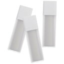 LIOOBO 真空ボトル 50ml 3本入り スクラブ乳液真空ボトル ポンプボトル サブボトル 小分けボトル 四方アイクリームボトル 旅行用品 旅行ボトル 詰め替えボトル 乳液用(50ml 3本)