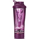 VOLTRX 電動シェイカー プロテインシェイカーボトル USB-C充電式ポータブルプロテインミキサー シェーカーカップ トレーニング、フィットネス、運動用 Tritan材質 600ml
