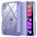 INFILAND New Hybrid iPad Mini 6 case (8.3 inch, 2021), iPad Mini 第6世代 ケース ペンシルホル...