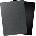 DERENYI ABS板 プラ板 黒 2枚入り長さ40cm×幅30cm×厚さ3mm プラスチック板 塩ビ板 片面つや消し 模型製作 DIY 補強材 保護材 艶消...