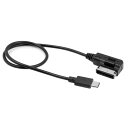 JsERメディアでAmi Mdi USB - C USB 3.1タイプC充電アダプタケーブル車VW Audi 2014 a4 a6 q5 q7 & for New Macbook & Chromebook