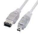 【送料無料】NFHK 1394 6ピン - Firewire 400 IEEE 1394 4ピンオス iLink アダプターコードケーブル カメラビデオカメラ用