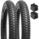 2本セット,18 1.95 タイヤ,18x1.95 50-355 自転車タイヤ + チューブ 肉厚 米式バルブ32mm,タイヤ 18 1.95,自転車 タイヤ ...