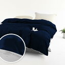 【送料無料】防水 掛け布団カバー セミダブル 防水カバー 掛けカバー 掛布団カバー 介護カバー 170*210cm 片側防水 吸湿速乾 軽量 ベビー 赤ちゃん 高齢者用 おねしょ対策 おしっこ対策 ネイビー