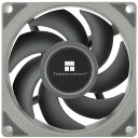 Thermalright TL-B8 CPUファン コンピュータケースファン 静かな4ピンPWM PCファン、80mmサイレントクーラーファン、2200RPM速度 、CPU冷却ファン(グレー)(2)