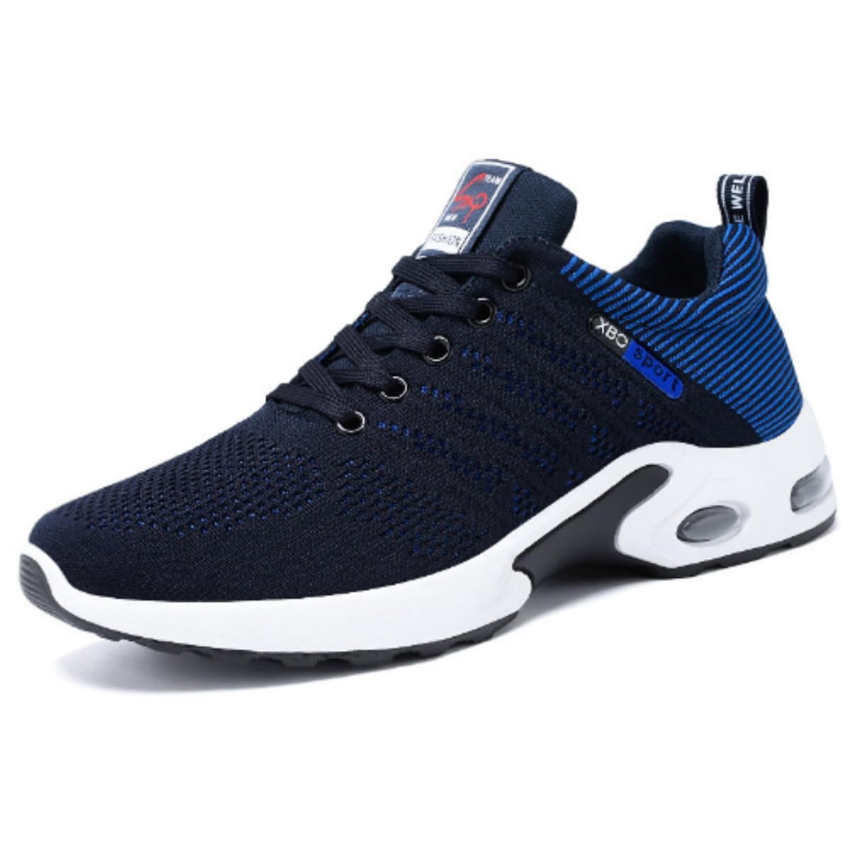 【送料無料】 ランニングシューズ メンズ シューズ スニーカー スポーツシューズ 運動靴 ウォーキングシューズ 通気性 防滑 軽量 クッション性 色:ブラック/...