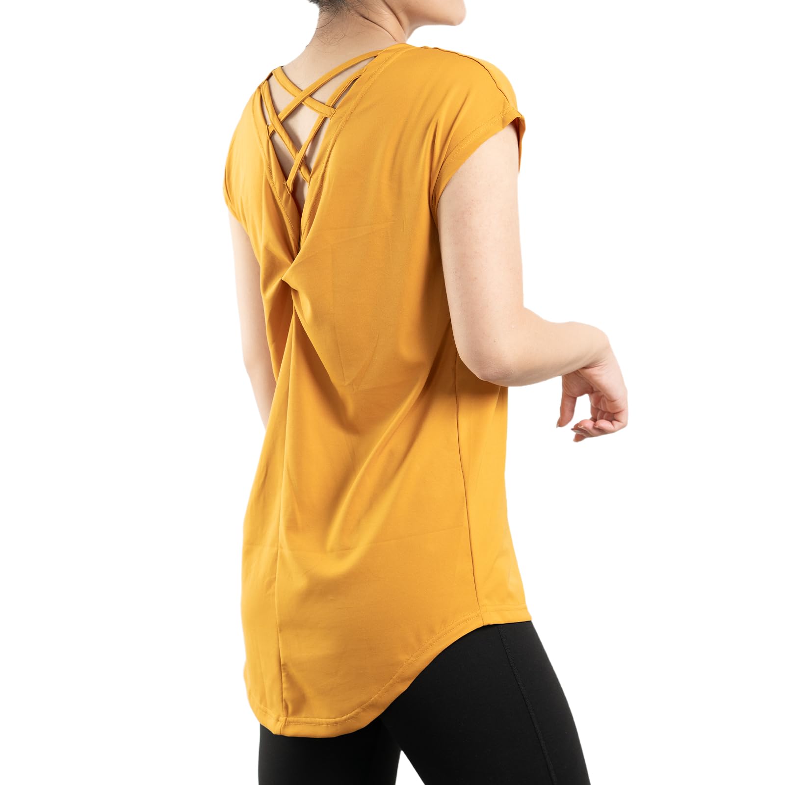 【送料無料】[iito.seasons] ヨガウェア レディース トップス バックデザイン 美背中 ロング丈 丈長 体..