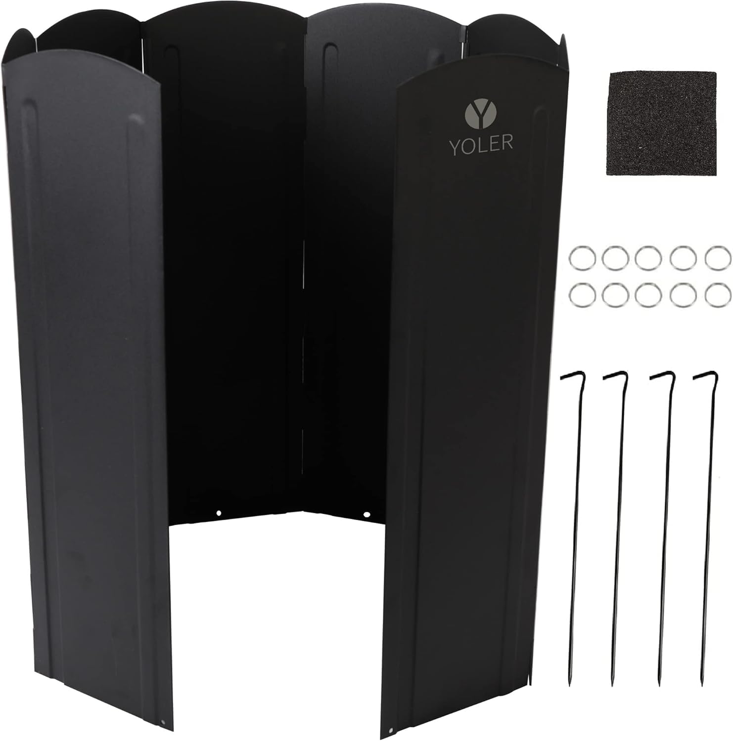 【送料無料】ヨーラー|YOLER 大型風防板 ウインドスクリーン 風よけ キャンプ 焚き火 リフレクター 折..