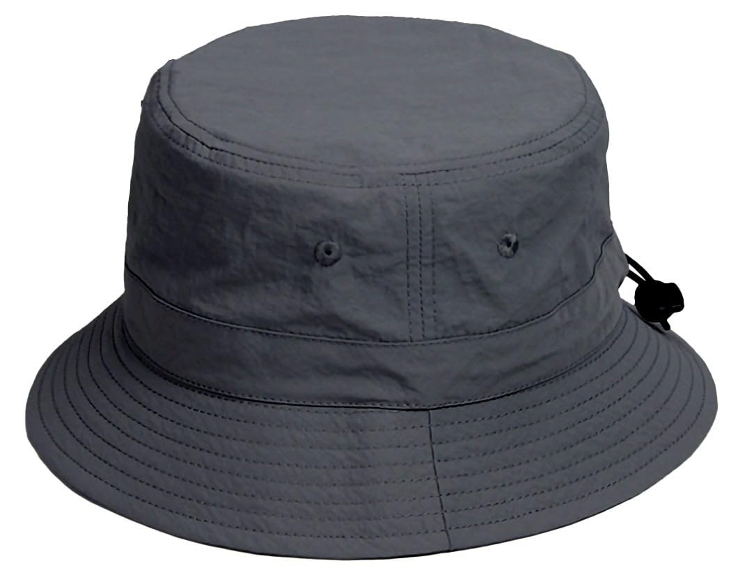 【送料無料】[Laquest] バケットハット ポリエステル 春 夏 秋 （最大64cm） あご紐付き メンズ／レデ..