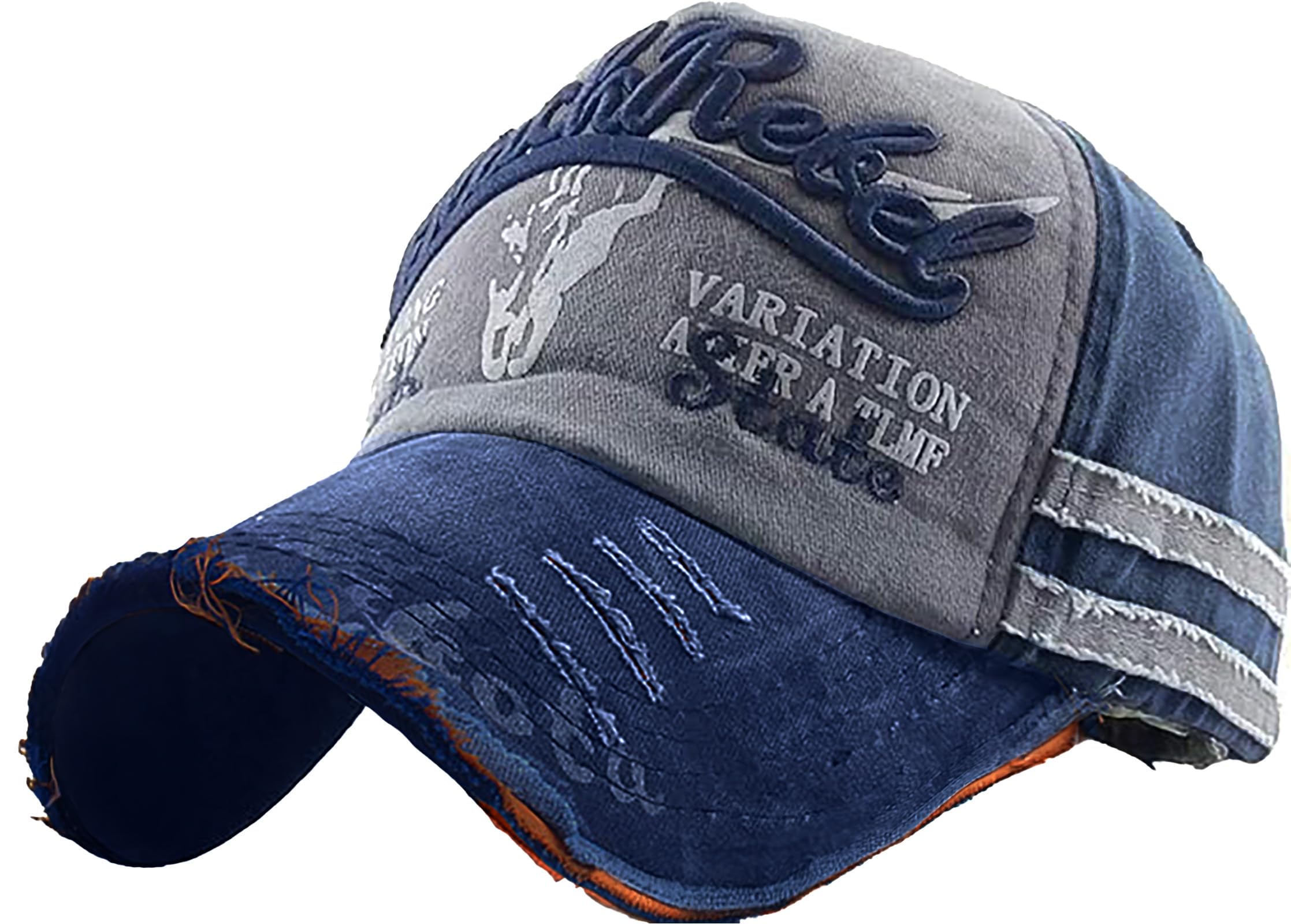 【送料無料】[Laquest] （ラクエスト） ダメージ アメカジキャップ 野球帽 ユニセックス（メンズ／レデ..