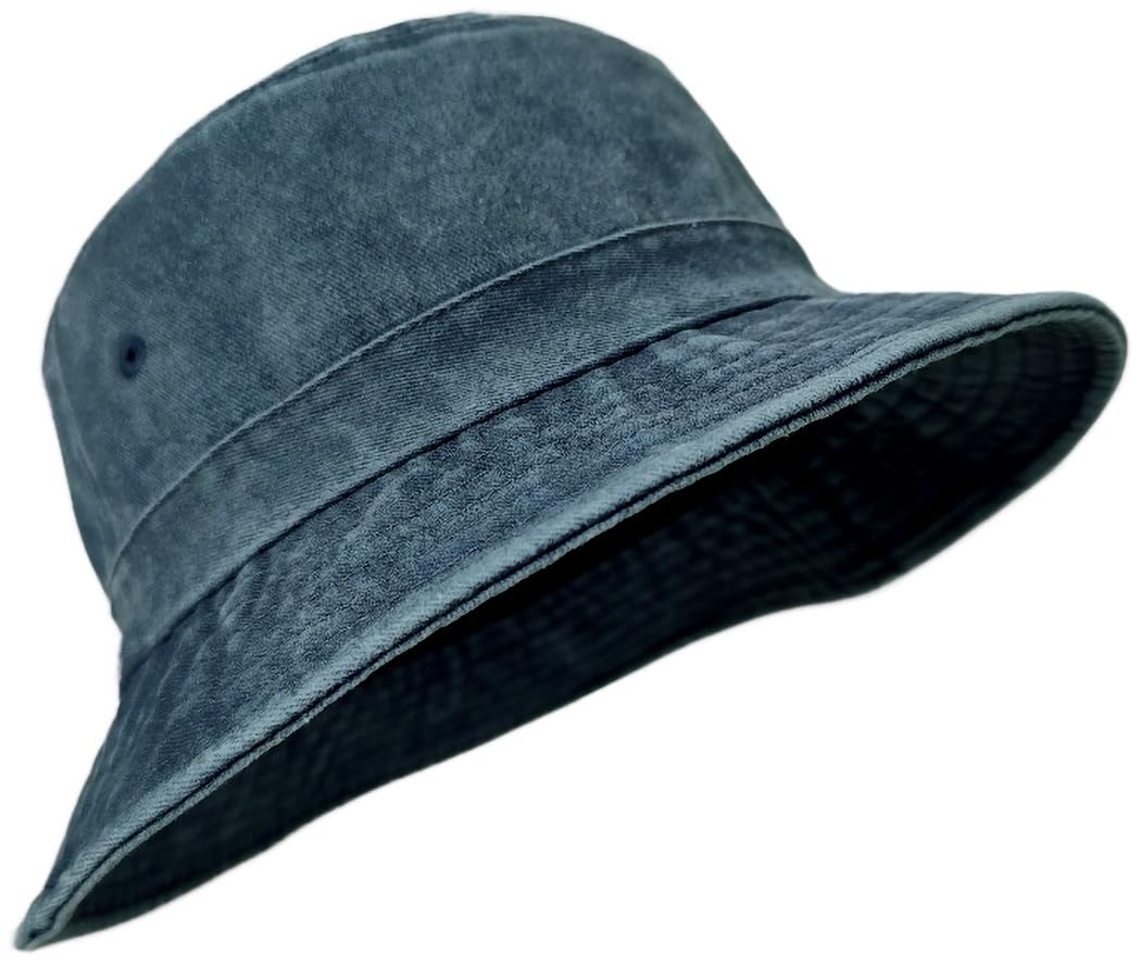 【送料無料】[Laquest] バケハ 大きいサイズ メンズ レディース バケットハット 色落ち コットン あご..