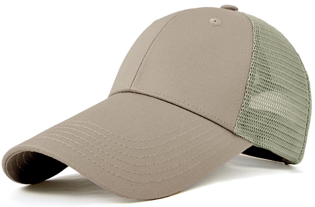 【送料無料】[Laquest] 大きいサイズ ロングブリム メッシュキャップ 帽子 最大63cm つばの長い ベース..
