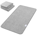 【送料無料】除湿シート 寝具用除湿マット シリカゲル入り 洗える 吸湿シート 吸湿センサー付き - Sunnyskies 防ダニ 防カビ 防臭加工 梅雨対策 調湿 健康守る 色:グレー、サイズ:90*180