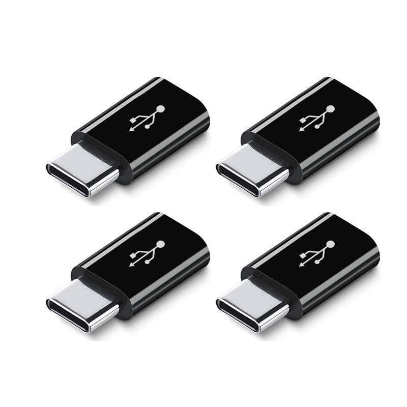 【送料無料】Micro USB to Type-C変換アダプタ 4個セット 急速充電 データー転送 OTG機能 microコネクタ アンドロイドケーブルアダプタ...