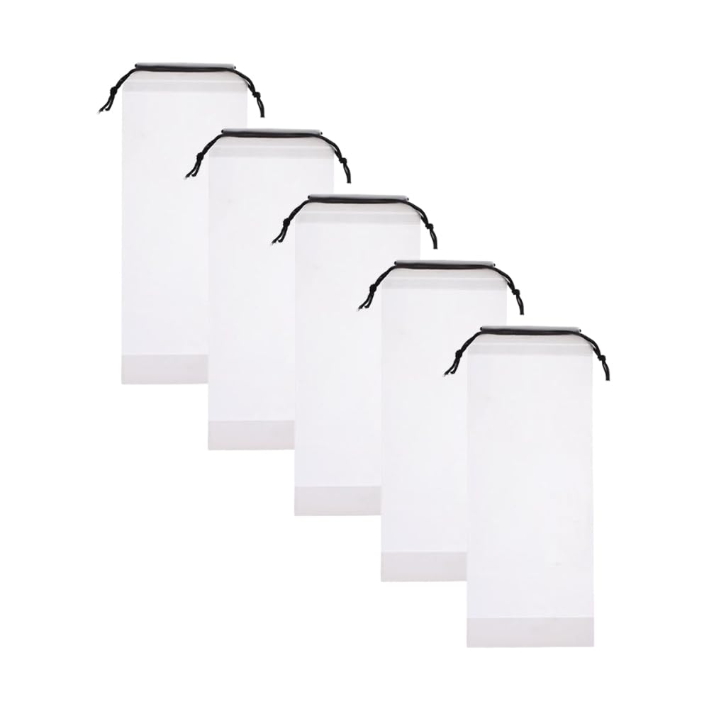 【送料無料】Mikankawa 折畳傘袋 5枚/15枚セット 傘カバー 半透明ビニール袋 防水 水漏れ防止 長さ33x..