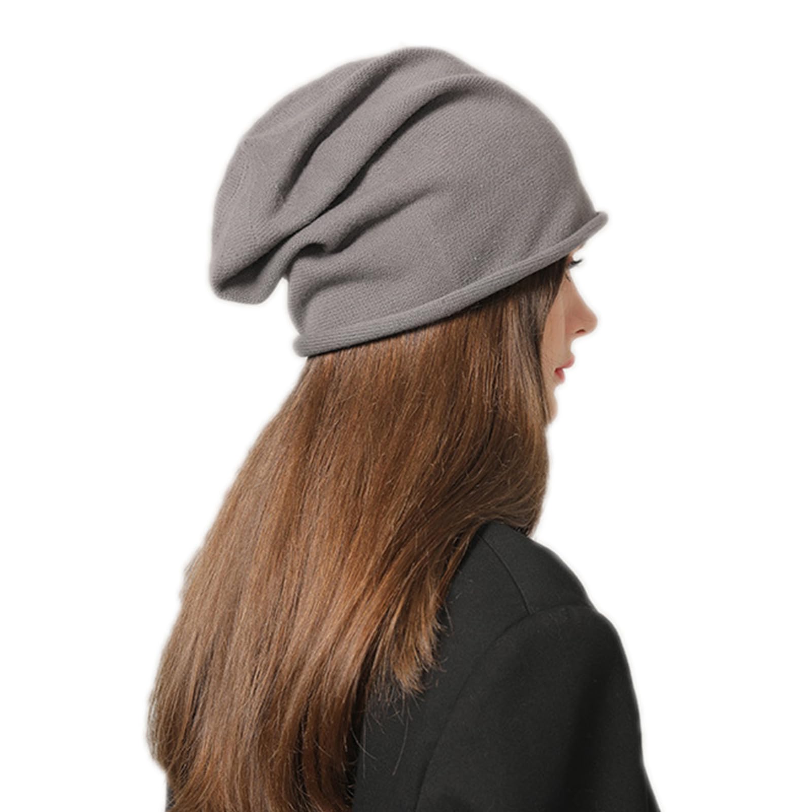 【送料無料】[YiyiLai] 小顔効果 ニット帽 大きいサイズ 男女兼用 ベーシック ハット 毛糸ハット 秋冬 ..